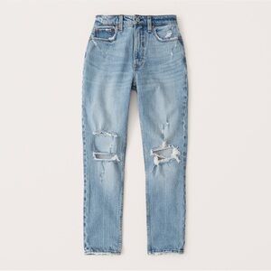 Abercrombie & Fitch High Rise Curve Love Jeans - Blue